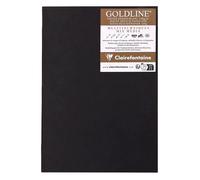 CLAIREFONTAINE Carnet Piqué GOLDLINE A4 20 feuilles 140g blanc