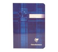 Clairefontaine Carnet vocabulaire A6 10 5 x 14 8 cm - 64 pages lignées avec marge centrale - Bleu