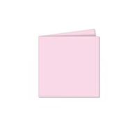 Clairefontaine Carte Pliée Pollen 110x110 Rose Dragee Pqt 25