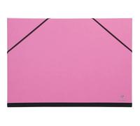 Carton à dessin Couleur à élastiques 37x52cm - Fuchsia