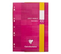 Clairefontaine Copies doubles Metric – 400 pages, petits carreaux A4 21 x 29,7 cm, perforées