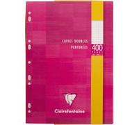 Clairefontaine Copies doubles Metric – 400 pages, petits carreaux A4 21 x 29,7 cm, perforées