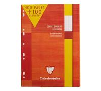 Clairefontaine - Copie Double Blanche A4 Seyes 90g Perforee - Etui De 100