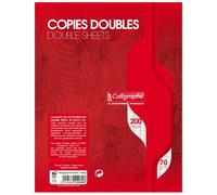Clairefontaine Copies Doubles Non Perf. S/Film 17x22 200p Séyès 70g