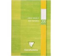 Clairefontaine Copies doubles sous étui A4 200 pages non perforées grands carreaux 90 g blanc