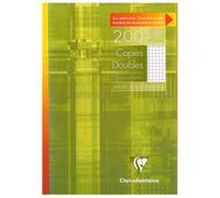 Clairefontaine – Copies doubles 200 pages A4 (21 x 29,7 cm) 5 x 5 non perforées