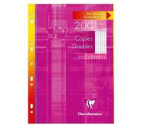 Clairefontaine Copies doubles 4712C A4 200 pages petits carreaux perforées 90 g sous étui