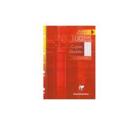 Clairefontaine Copies Doubles Perforées Blanche 21x29,7cm 100pages Grands Carreaux 90g- Sous Étuis Carton