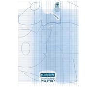 Calligraphe Cahier piqué 8000 POLYPRO A4 96 pages grands carreaux 90 g Incolore