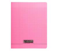 Calligraphe Cahiers piqués Polypro 17 x 22 cm 96 p Séyès 90 g Lot de 3 Rose