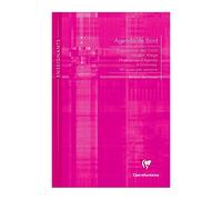 Clairefontaine : Enseignants Agenda bord piqué A4-72 pages - Rose