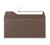 Clairefontaine Enveloppe 120g 110x220 Marron Taupé Pqt 20