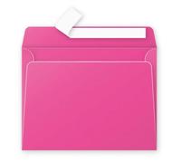 Clairefontaine Enveloppes Pollen C5 162x229 mm 120 g/m² Gommées Rose fuchsia - Carton de 200