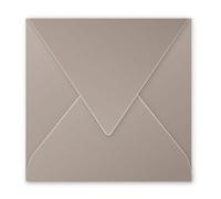 Paquet de 20 enveloppes Pollen 165x165mm 120g/m2 - Gris acier