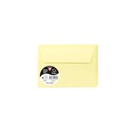 Clairefontaine Enveloppes C6 Canari 120g Auto-Adhésives Lot 20 - Format standard 11,4 x 16,2 cm, Papier Lisse, Invitation Mariage, Faire-Part, Cartes & Correspondance - Pollen - Réf. 5456C
