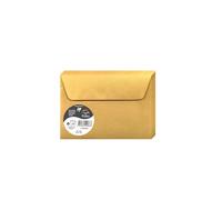 Clairefontaine Enveloppes C6 Dorées 120g Auto-Adhésives Lot 20 - Format standard 11,4 x 16,2 cm, Papier Lisse, Invitation Mariage, Faire-Part, Cartes & Correspondance - Pollen - Réf. 50086C