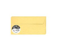 Clairefontaine Enveloppes DL Chamois marbré 120g Auto-Adhésives Lot 20 - Format standard 11 x 22 cm, Papier Lisse, Invitation Mariage, Faire-Part, Cartes et Correspondance - Pollen - Référence 120005C