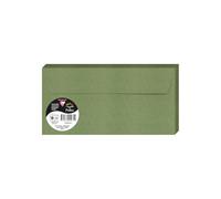 Paquet de 20 enveloppes Pollen DL 110x220 120g/m2 - Vert sauge