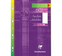 Clairefontaine Feuillets mobiles Dessin A4 125 g 60 pages unies Blanc sous étui