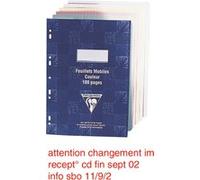Clairefontaine - Feuille Mobile Vert A4 Seyes 90g- Etui De 50