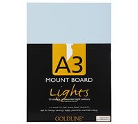 Clairefontaine GMB3/ASTLZ Paquet Contrecollés Goldline - 10 Feuilles Contrecollées Âme Ivoire - Assortiment Clair - 1,25 mm A3 29,7x42 cm - Idéal pour l'Encadrement
