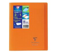 Clairefontaine Kover Book Cahier Piqûre Avec Rabats 170x220 96 Pages 90g - Couverture Orange