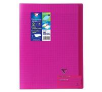 Clairefontaine Kover Book Cahier Piqûre Avec Rabats 210x297 96 Pages 90g - Couverture Rose