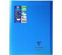 Clairefontaine Kover Book Cahier Piqûre Avec Rabats 240x320 96 Pages 90g - Couverture Bleue