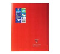 Clairefontaine Kover Book Cahier Piqûre Avec Rabats 240x320 96 Pages 90g - Couverture Rouge