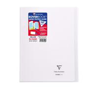 Clairefontaine Cahier Koverbook 24 x 32 cm grand carreaux 96 pages Couverture polypro incolore