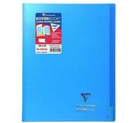 Clairefontaine Cahier piqué Koverbook 24x32 cm 96 p. petits carreaux 5x5 90 g PEFC polypro bleu