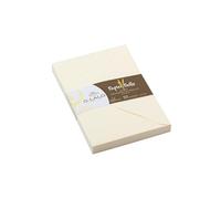 20 enveloppes C6 (114x162mm) paille gommées - ivoire