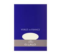 CLAIREFONTAINE LALO Bloc A5 de 50 feuilles vergé blanc 100 g