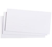 Clairefontaine Lot de 25 cartes Pollen 10 x 21 cm Blanc