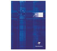 Clairefontaine Cahier piqué déficients visuels A4 96 p. grands carreaux 2,5 mm 10x10 - Assortis