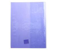 Clairefontaine - Lot de 5 Protèges-cahiers+Marque-page Cristal Luxe - 22/100ème 21 x 29,7 cm - Transparent Incolore