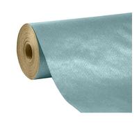 Clairefontaine – Papier cadeau Unicolor – Kraft brun 60 g – Rouleau 50 x 0,70 m – Turquoise