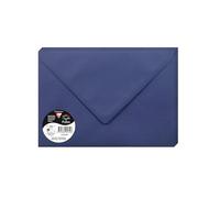 Clairefontaine 5642C Pack 20 Enveloppes gommées C5 120g Bleu nuit