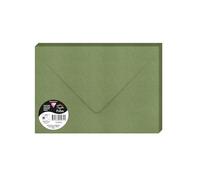 Clairefontaine 5072C Paquet 20 Grandes Enveloppes 16,2x22,9cm Vert sauge