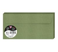 Paquet de 20 enveloppes Pollen DL 110x220 120g/m2 - Vert sauge