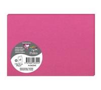 Sachet de 5 cartes pliées Pollen 110x155 210g/m2 - Rose fuchsia
