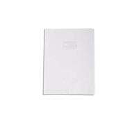 Clairefontaine Protège-Cahier Grain Cuir 20/100ème 17x22 Blanc