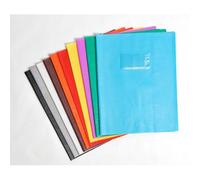 Calligraphe Protège-cahiers grain cuir PVC 22/100ème 17x22 cm Bleu