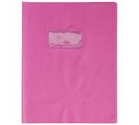 Calligraphe Protège-cahiers grain cuir PVC 22/100ème 17x22 cm Rose