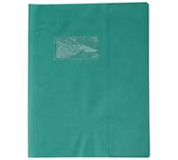 Calligraphe Protège-cahier Grain cuir PVC 22/100ème 17x22 cm Vert sapin
