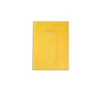 Clairefontaine Protège-Cahier Grain Cuir 20/100ème 21x29,7 Jaune Soleil