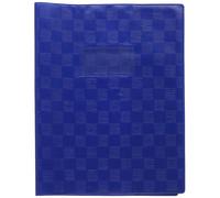 Clairefontaine Protège-Cahier Madras Pvc 22/100e Avec Rabat Marque Page 24x32 Noir