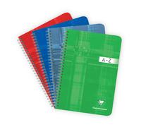 Clairefontaine Répertoire à spirales 15 x 21 cm - 180 pages -90g - Quadrillé 5x5