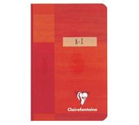 Clairefontaine 9599C Un Répertoire Brochure Dos Toilé - 9x14 cm - 192 Pages Petits Carreaux - Papier Blanc 90 g - Couverture Carte Pelliculée - Couleur Aléatoire