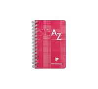 Clairefontaine Répertoire à spirales 9,5 x 14 cm - 100 pages - 90g - Quadrillé 5x5